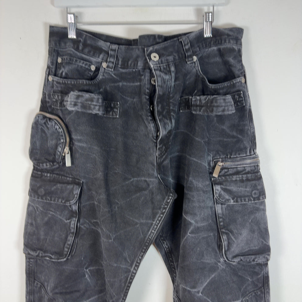Off-White Cargo Distressed Effect Cargo Pants