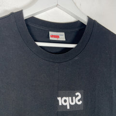 Supreme x Comme Des Garcons Split Box Logo Graphic T-Shirt