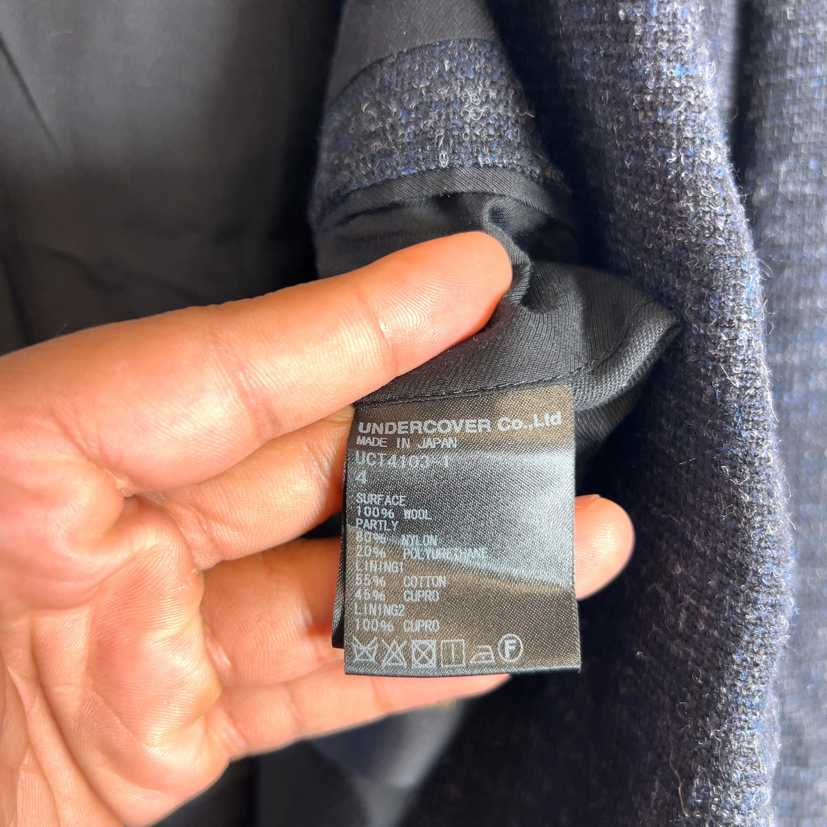 Undercover FW17 Layered Wool Chester Coat