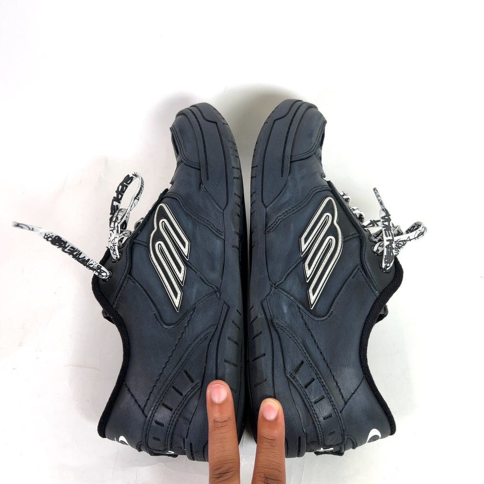Balenciaga Hamptons Worn-Out Lowtop Sneakers