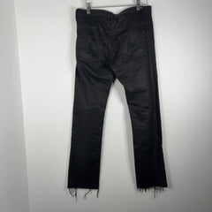 Dior AW11 KVA Resin Coated Straight Jeans