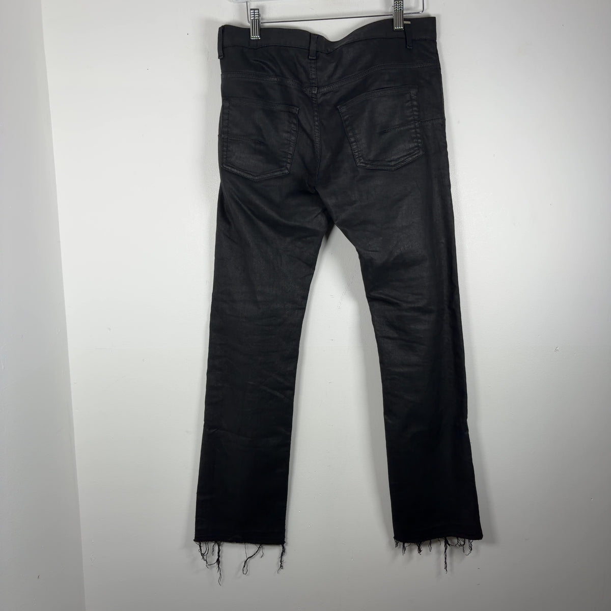 Dior AW11 KVA Resin Coated Straight Jeans