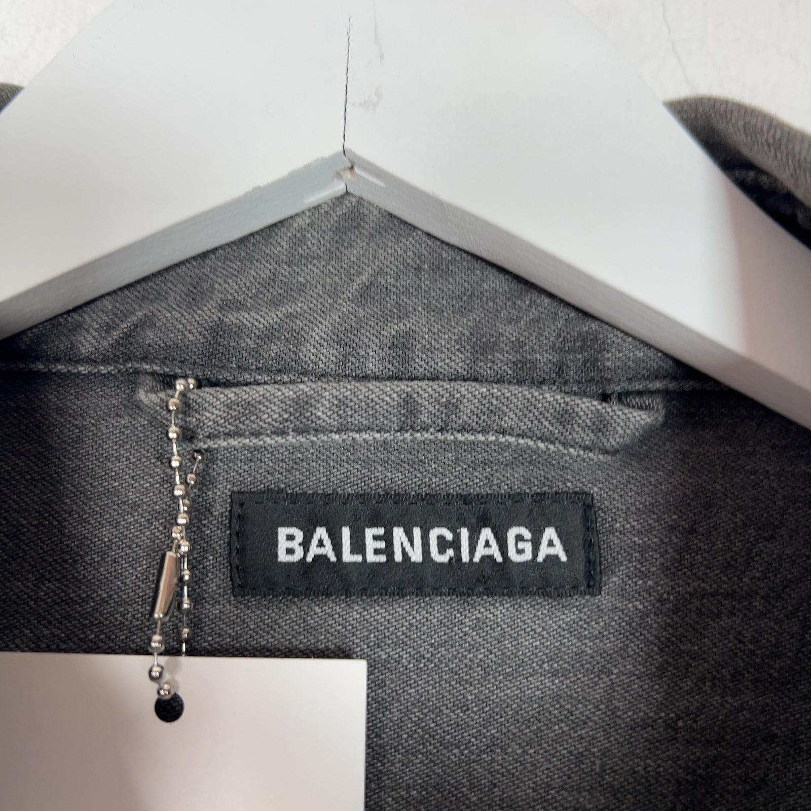 Balenciaga Double Layer Flannel Jacket