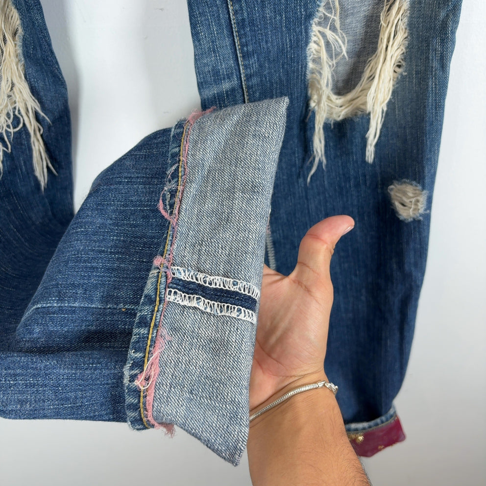 Number (N)ine SS03 Kurt Cobain Patchwork Jeans