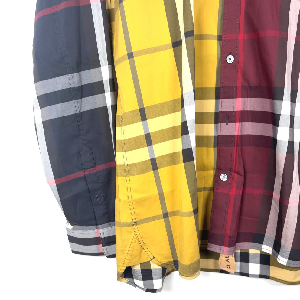 Burberry Plaid Button-Up Shirt