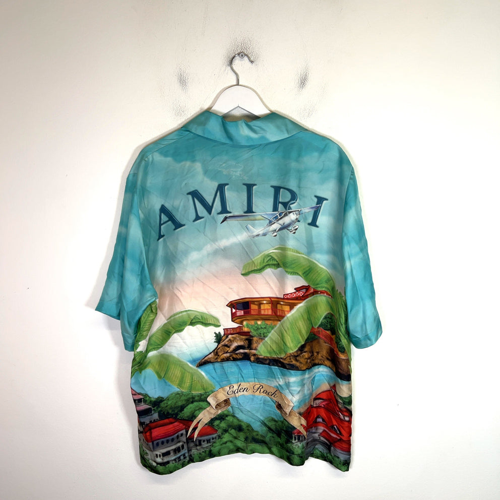 Amiri Eden Rock 'St. Barthélemy' Silk Shirt