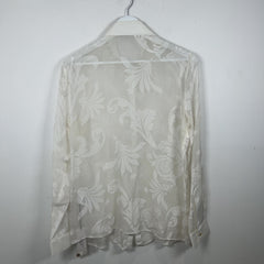 Versace Silk Floral Button-Up Shirt