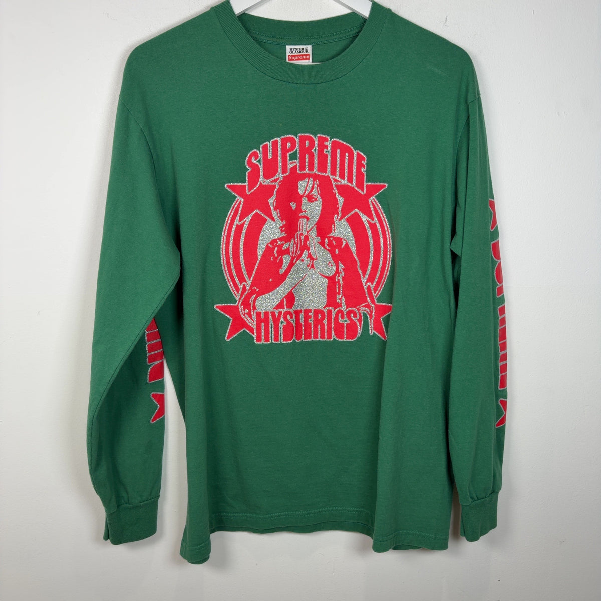 Supreme x Hysteric Glamour Glitter Girl Graphic Longsleeve