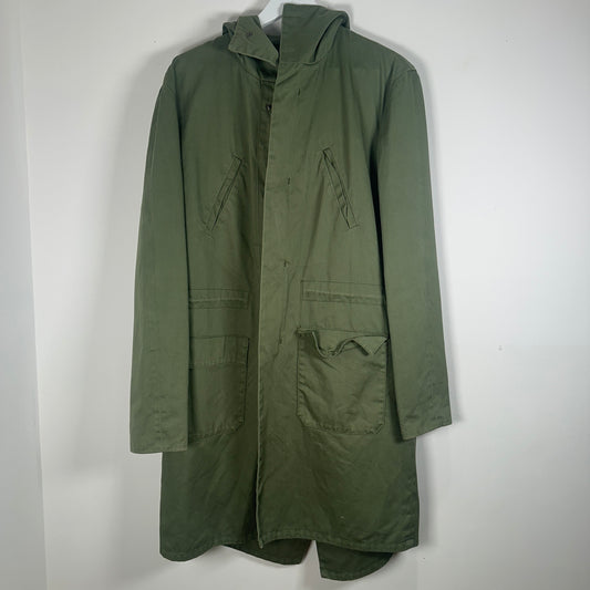 Raf Simons x Sterling Ruby FW14 Green Patches Parka Size 46