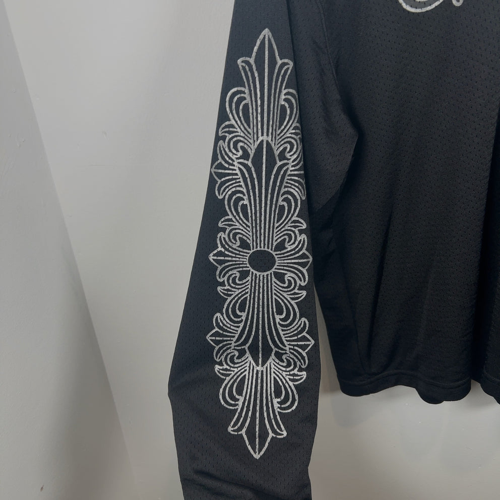Chrome Hearts Floral Mesh Longsleeve Jersey