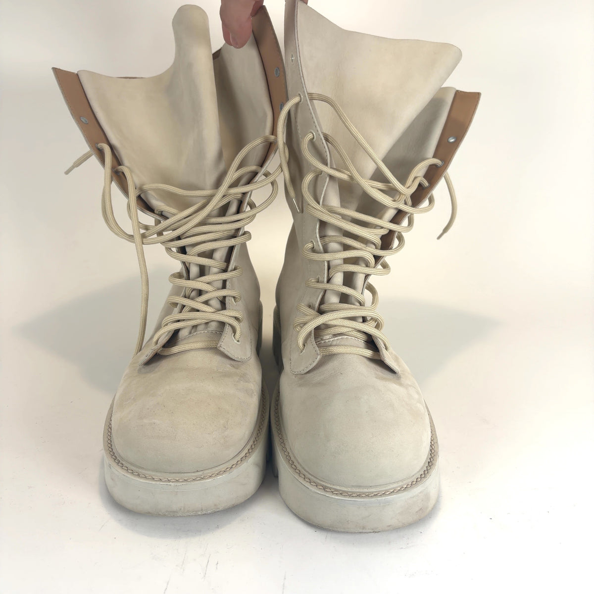 J.W. Anderson Leather Combat Boots