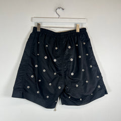 Rick Owens Drkshdw Black Press-Stud Shorts Size M