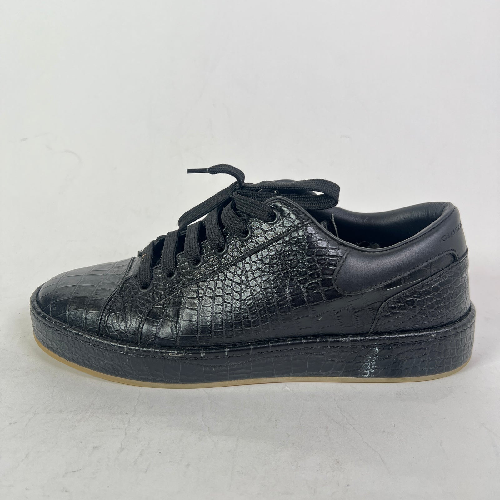 Giuseppe Zanotti Embossed Crocodile GZ-City Sneaker