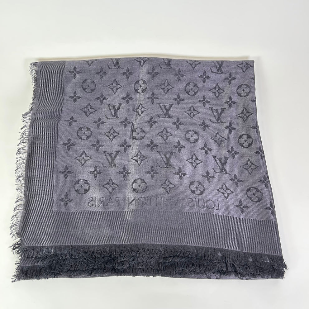 Louis Vuitton Silk Chalè Monogram Shawl