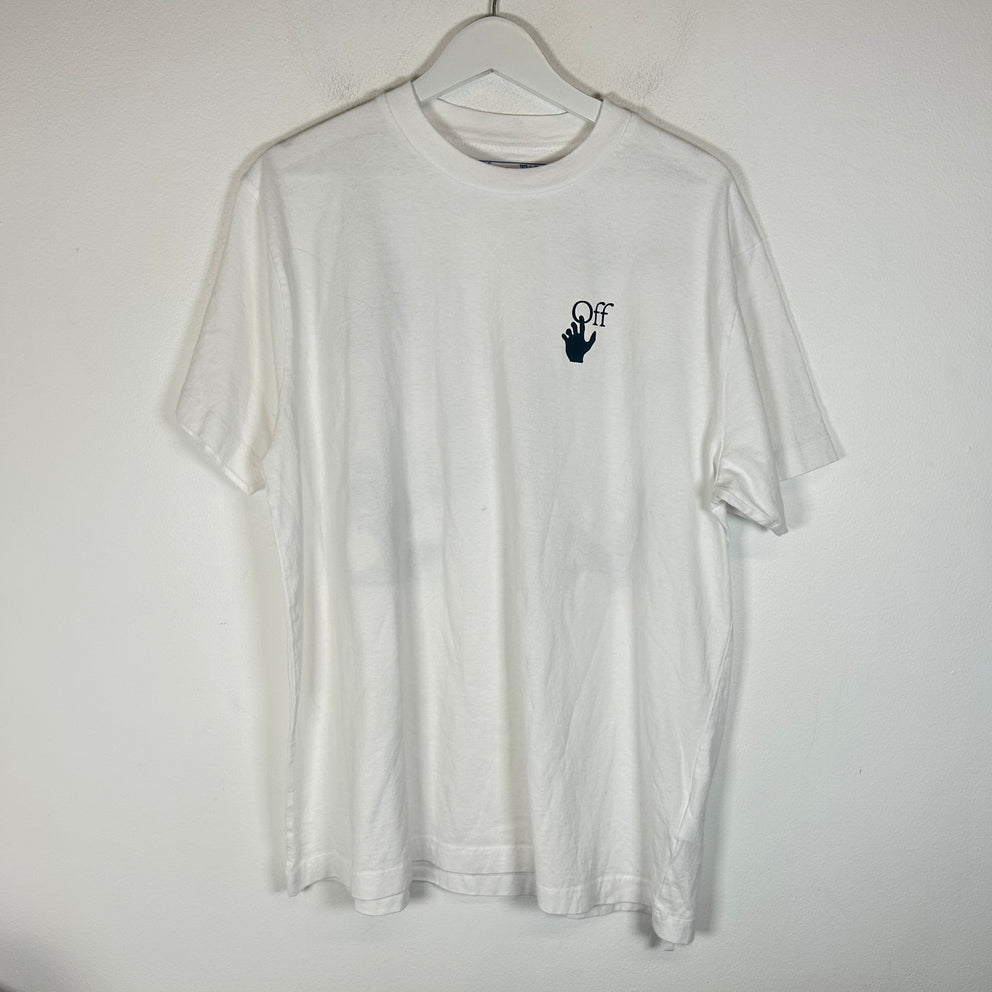 Off-White White Carravaggio T-Shirt Size XS