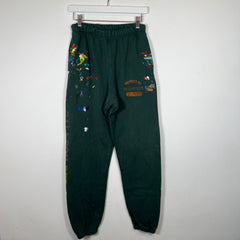 Gallery Dept Green Paint Splatter Sweatpants Size M