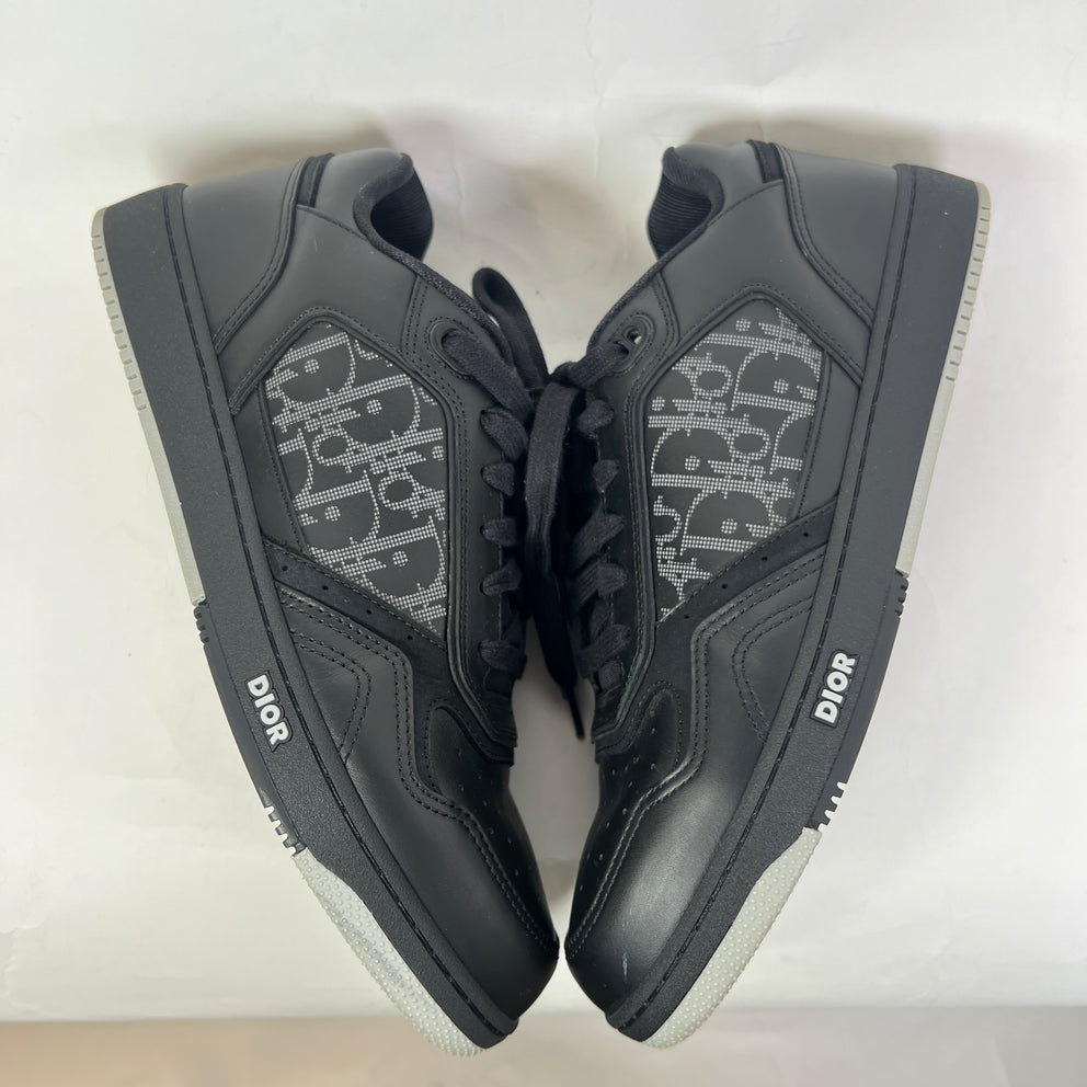 Dior B27 Triple Black Oblique Uptown Sneaker Size 44
