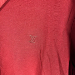 Louis Vutton Red Logo Polo Size XXL