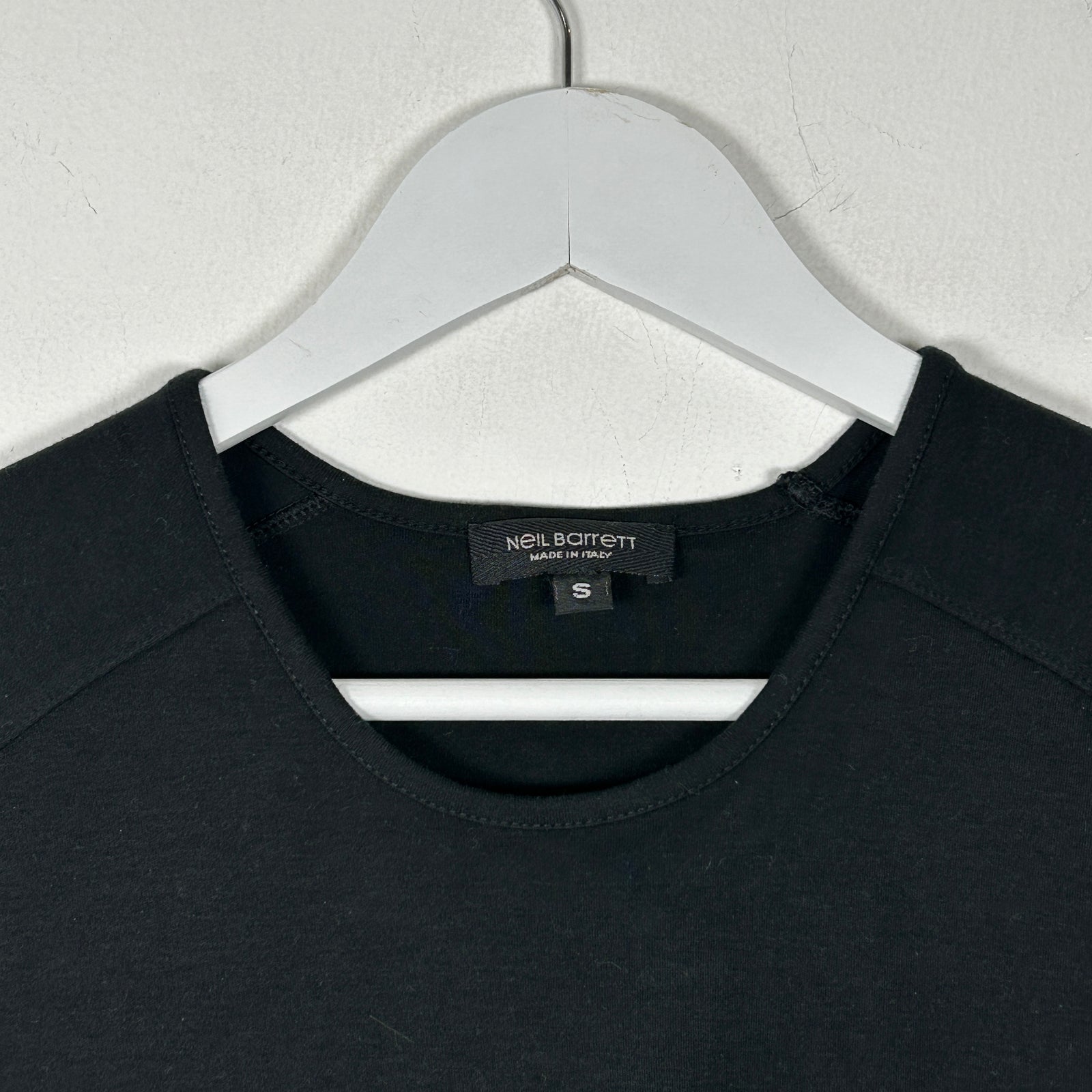 Neil Barret Paneled Black T-Shirt Size S