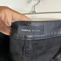 Purple Brand P004 Coated Flare Jeans
