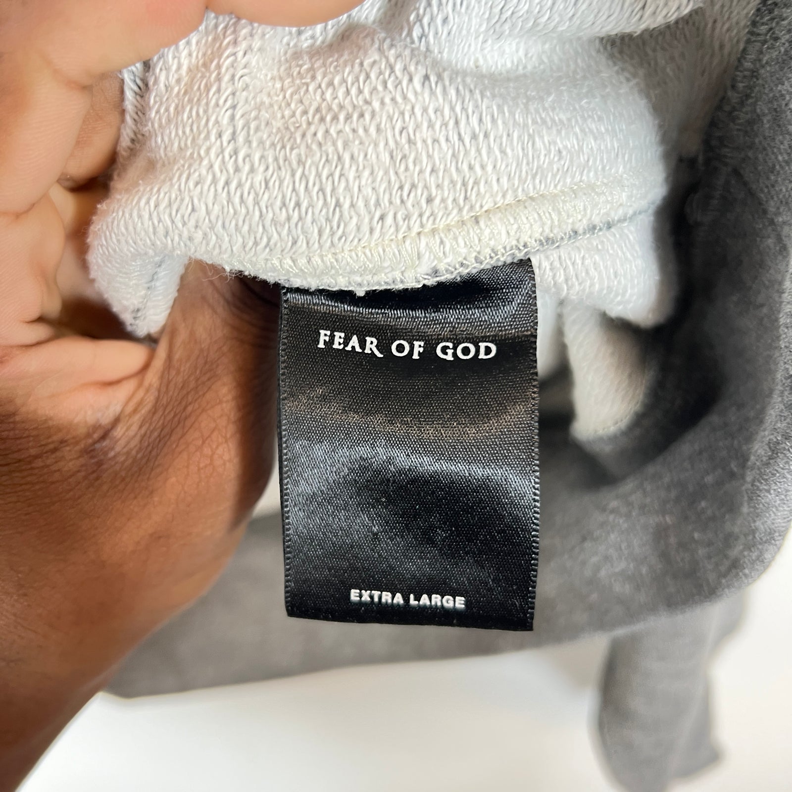 Fear of God Grey Fifth Collection Heavyweight Crewneck Size XL