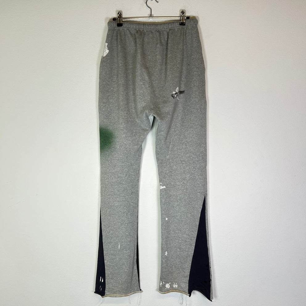 Gallery Dept Grey Paint Splatter Flare Sweatpants