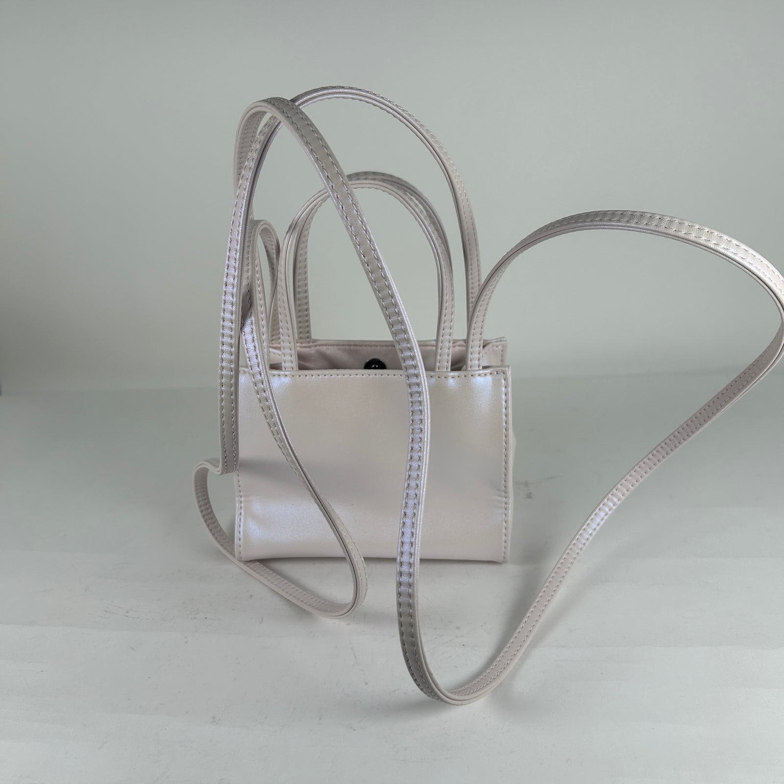 Telfar Metallic Pink Small Bag
