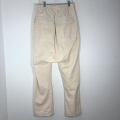 Rick Owens SS22 Fogachine Cotton Linen Drop-Crotch Pants