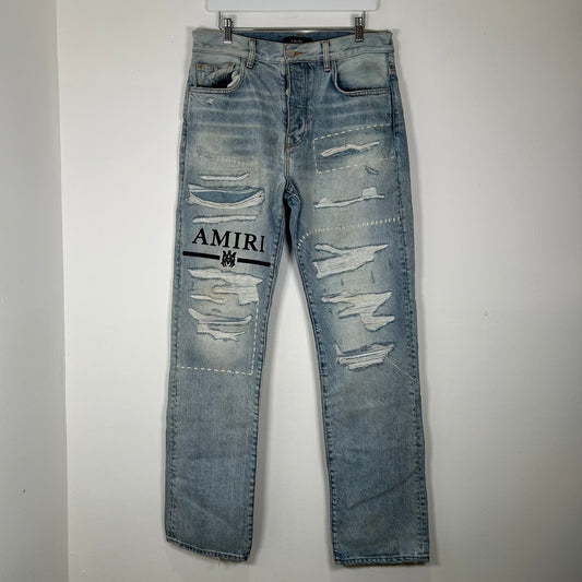 Amiri Embroidered Logo Jeans Size 31