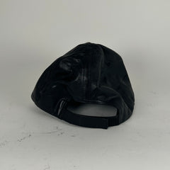 Balenciaga Leather Logo Visor Rim Cap Hat Size L