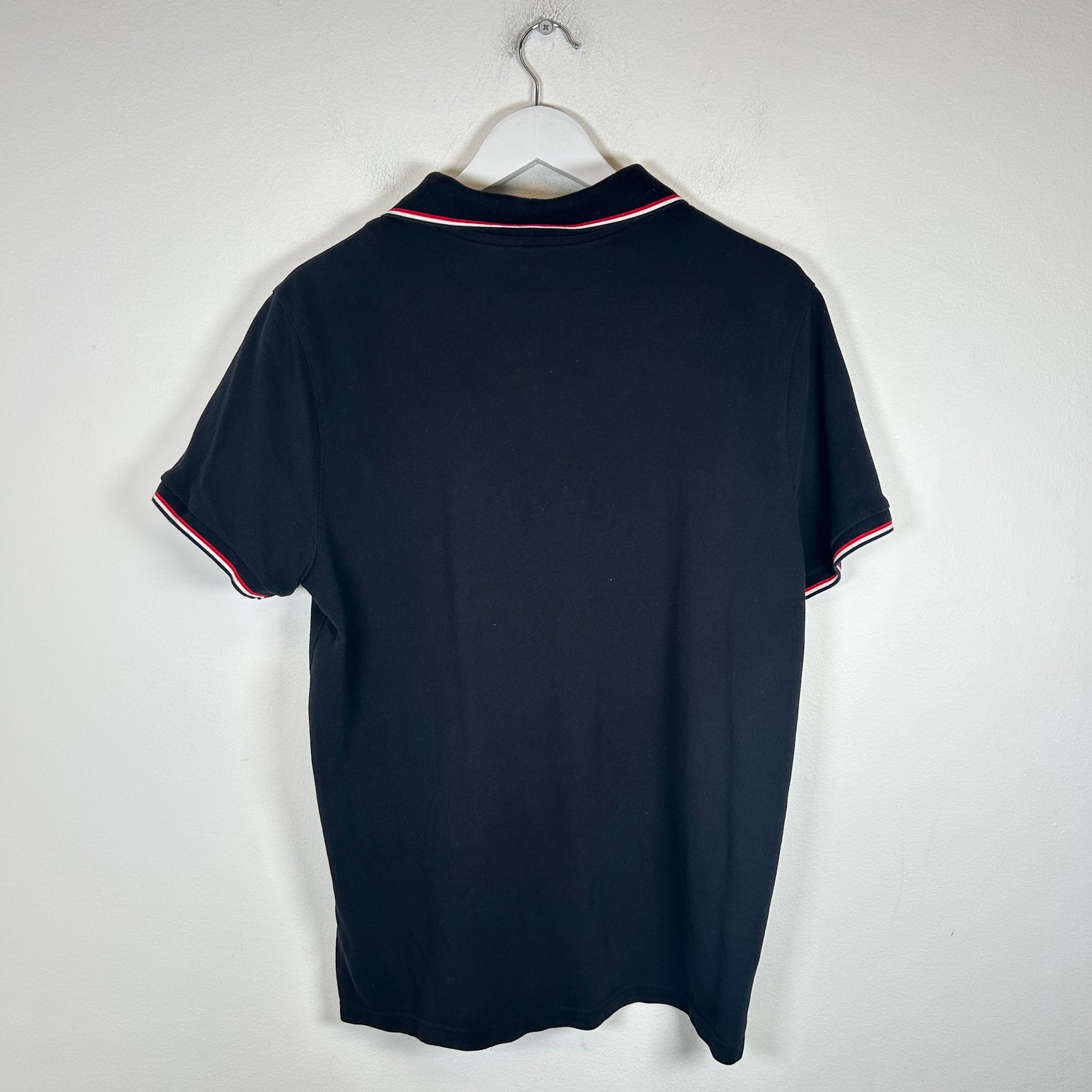 Moncler Navy Logo Polo Shirt Size L