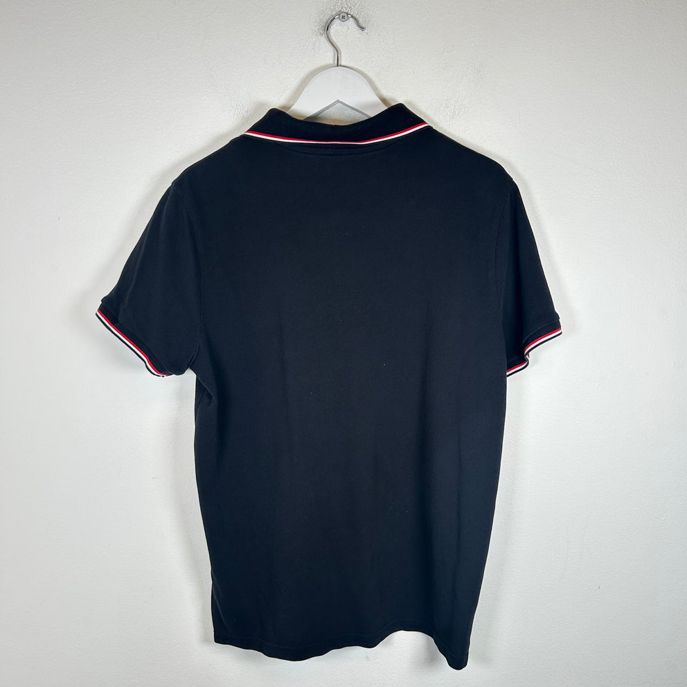 Moncler Navy Logo Polo Shirt Size L