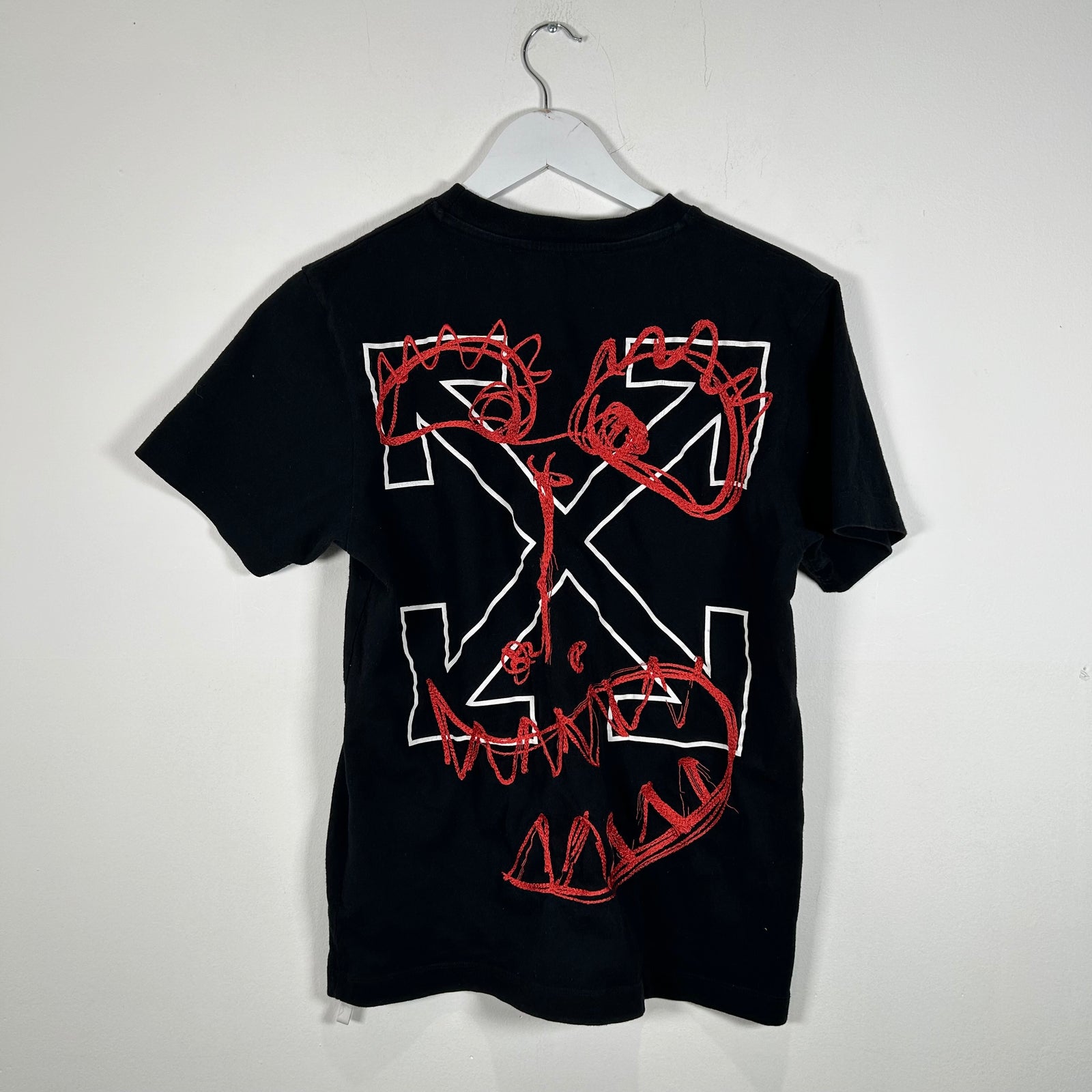 Off-White Stitch Face X Graphic T-Shirt Size S