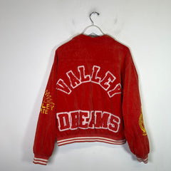 Vale Orange Forever Collage Souvenir Varsity Jacket Size XL