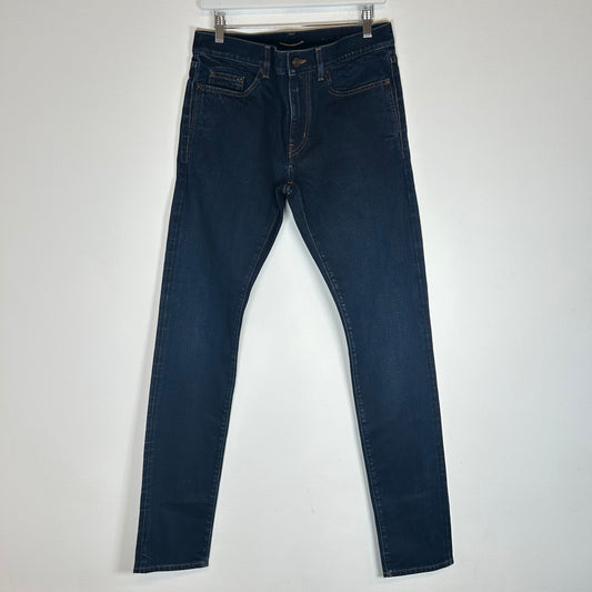 Saint Laurent D02 Dark Blue Selvedge Jeans Size 31
