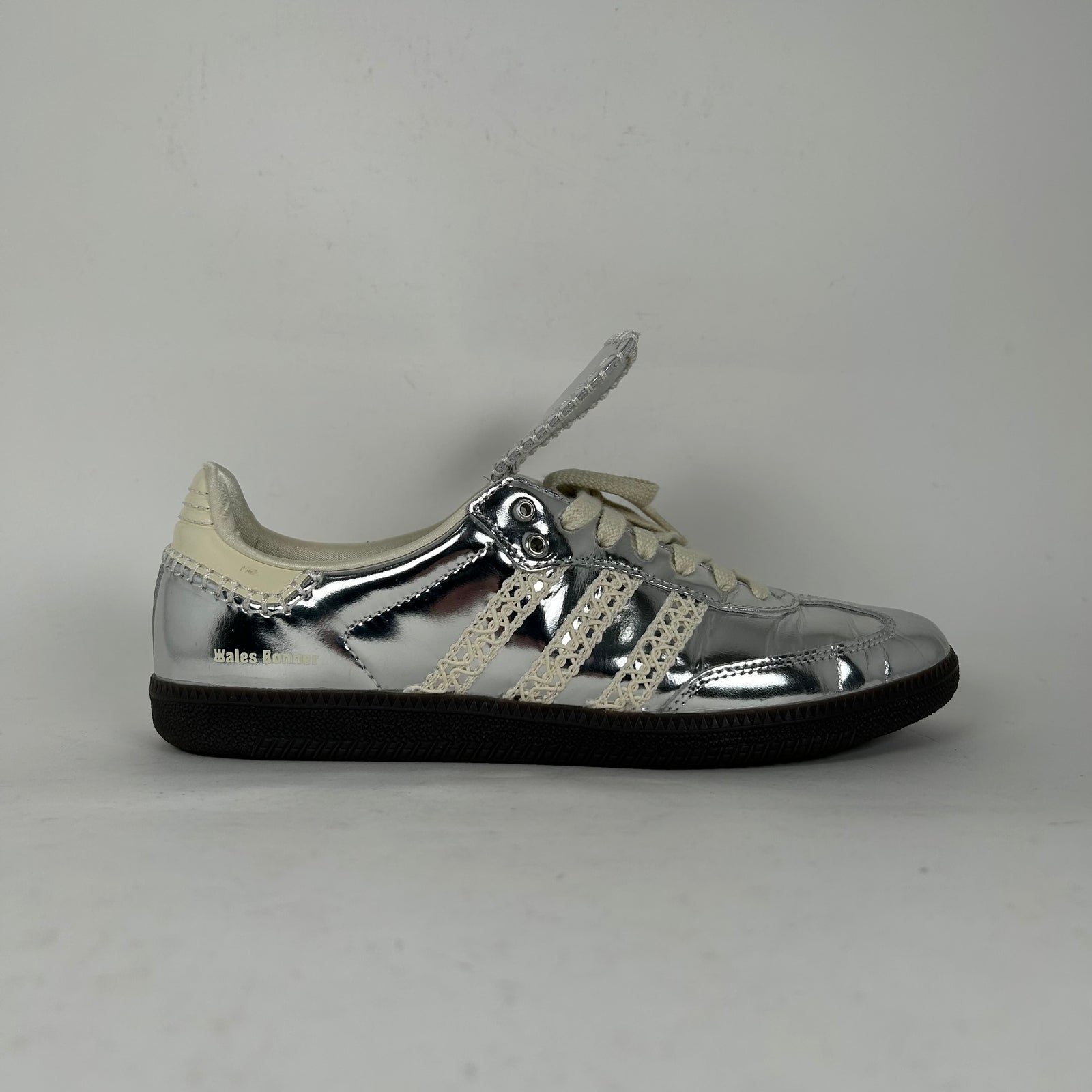 Adidas x Wales Bonner Metallic Silver Samba Sneaker Size 10