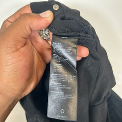Amiri Black Leather MX1 Size 32