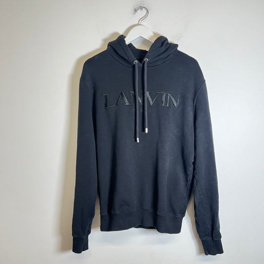Lanvin Black Logo Hoodie Size M
