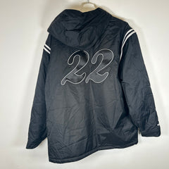 Supreme X Mitchell & Ness Black Varsity Jacket Size L