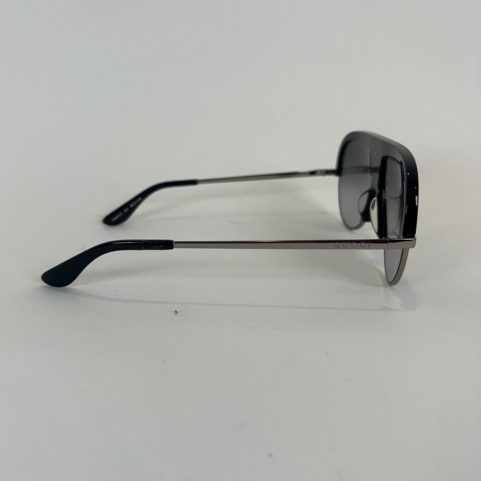 Gucci Gold 'GG' Stone Aviator Sunglasses