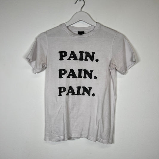 Number Nine White Pain Tee Sz 0