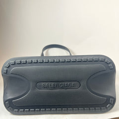 Balenciaga x Croc FW22 Black Large Perforated Tote Bag