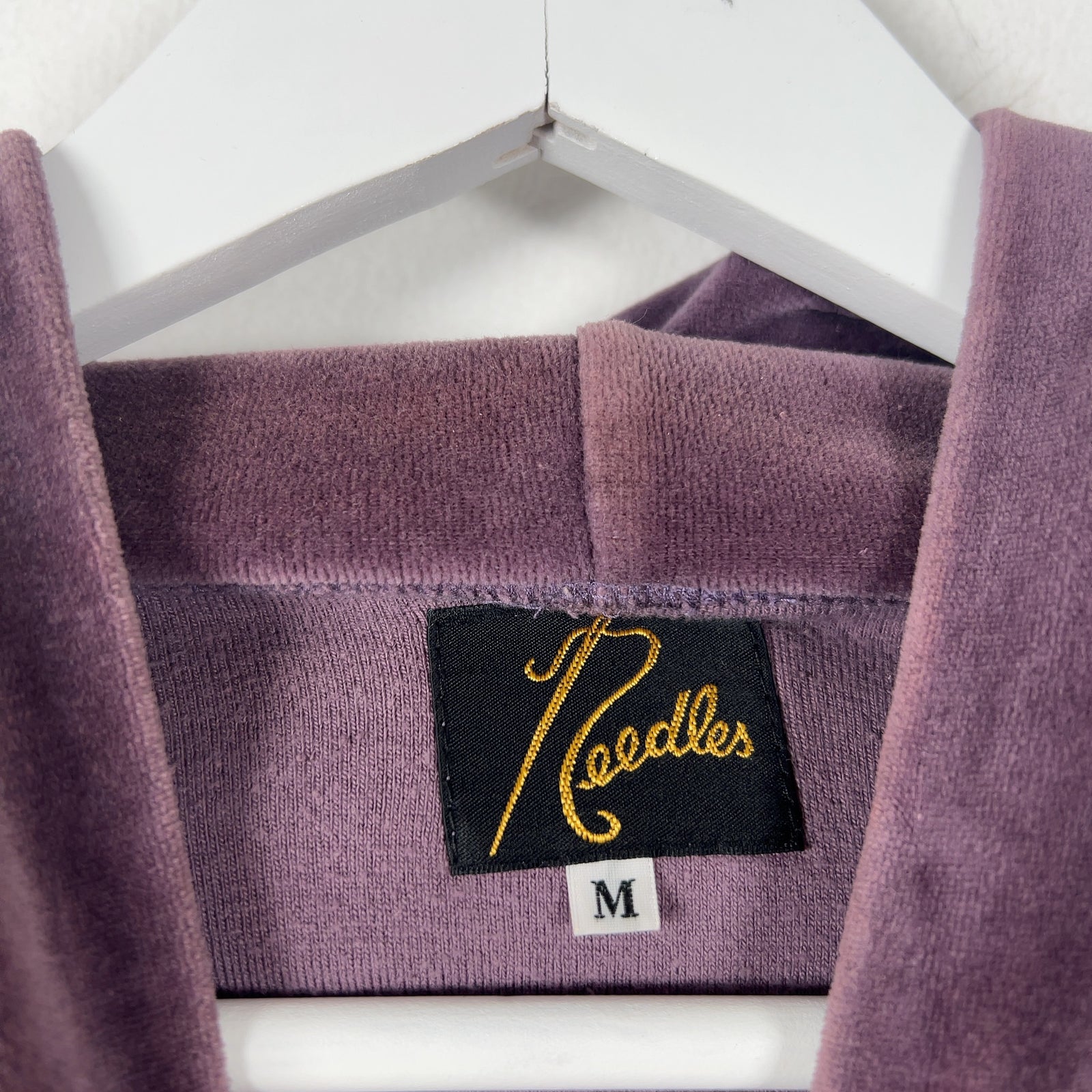Needles Purple Red Hooded Track Hoodie