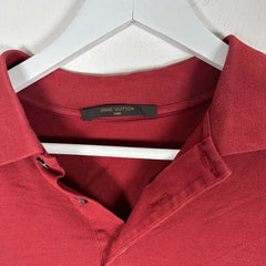 Louis Vutton Red Logo Polo Size XXL