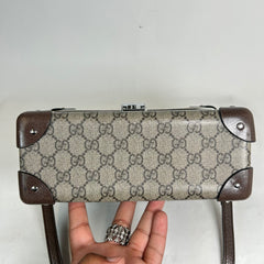 Gucci Bamboo GG Supreme Globe-Trotter Vanity Case