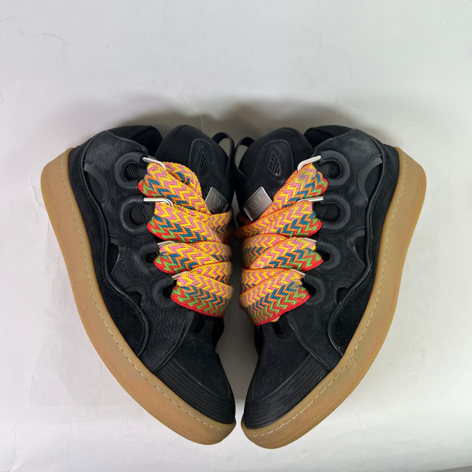Lanvin Black Curb Sneaker Size 45