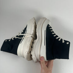 Alexander McQueen Black TreadSlick Size 12