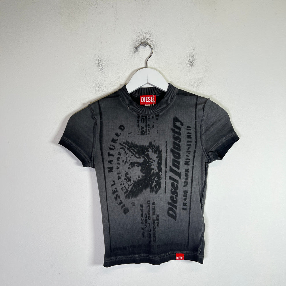 Diesel T-Skinzy-L1 Cropped T-Shirt