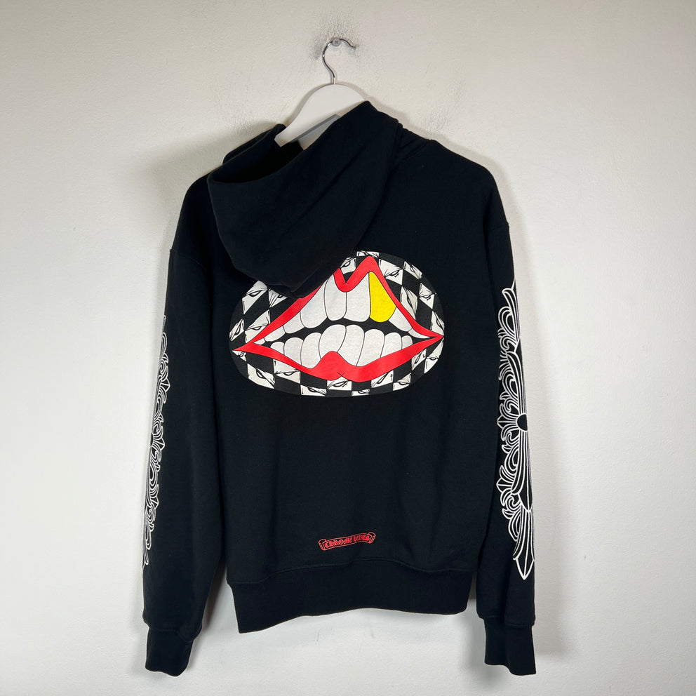 Chrome Hearts Black Matty Boy Chomper Hoodie Size S