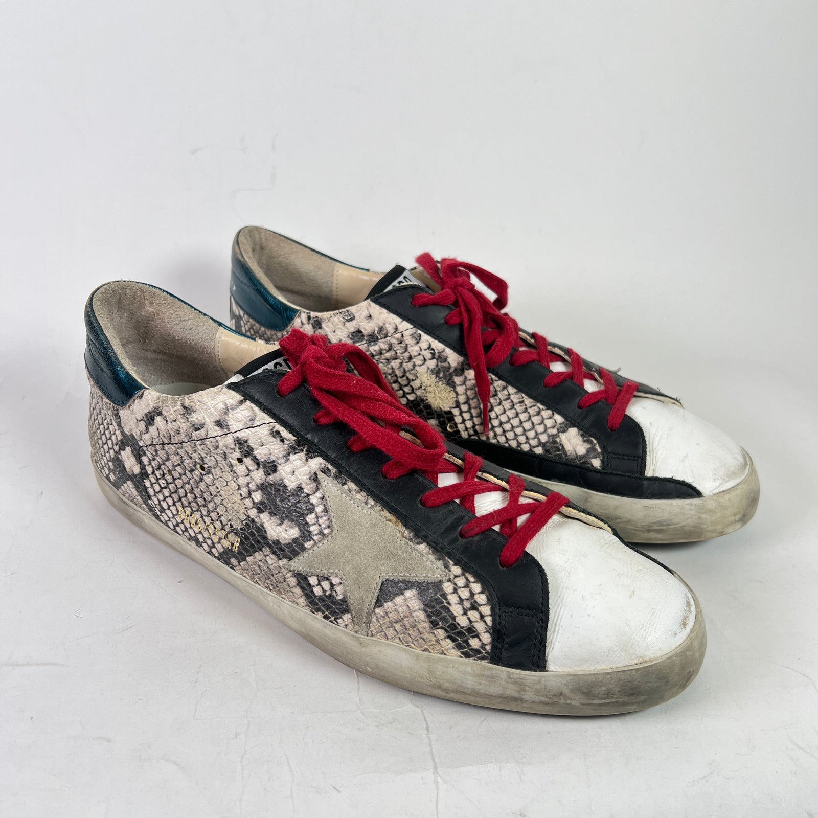 Golden Goose Python Superstar Sneakers